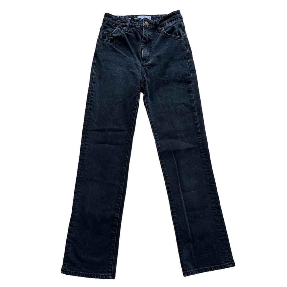 Rolla’s Original Jeans High Rise Straight Denim Ash Black Women’s Size 24